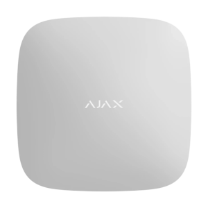 Ajax Hub 2 (2G) baltās krāsas centrāle ar Jeweller un Wings atbalstu (2 × SIM 2G, Ethernet)