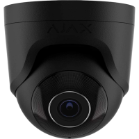 Melna vada IP videovērošanas kamera - Ajax TurretCam (5 Mp/2.8 mm)